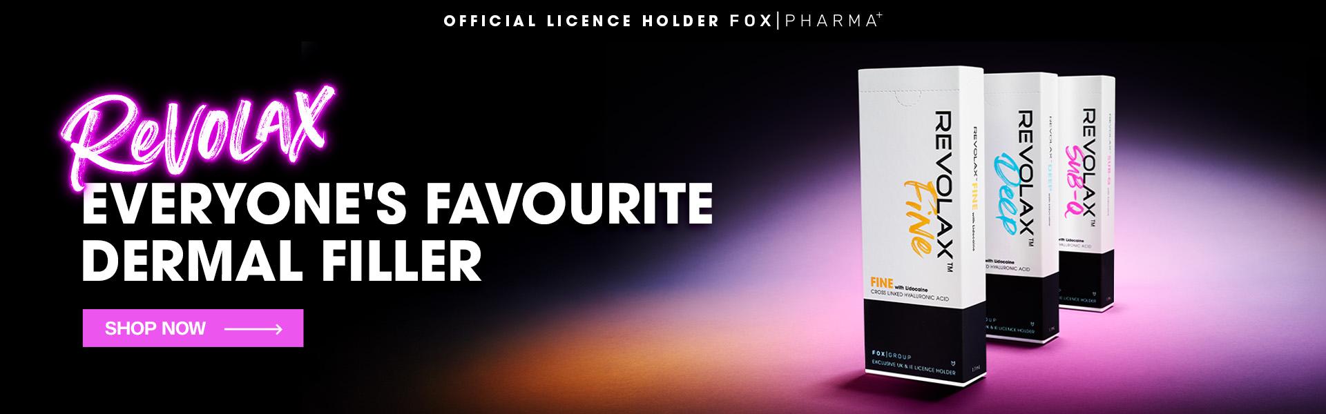 revolax favourite dermal filler desktop banner